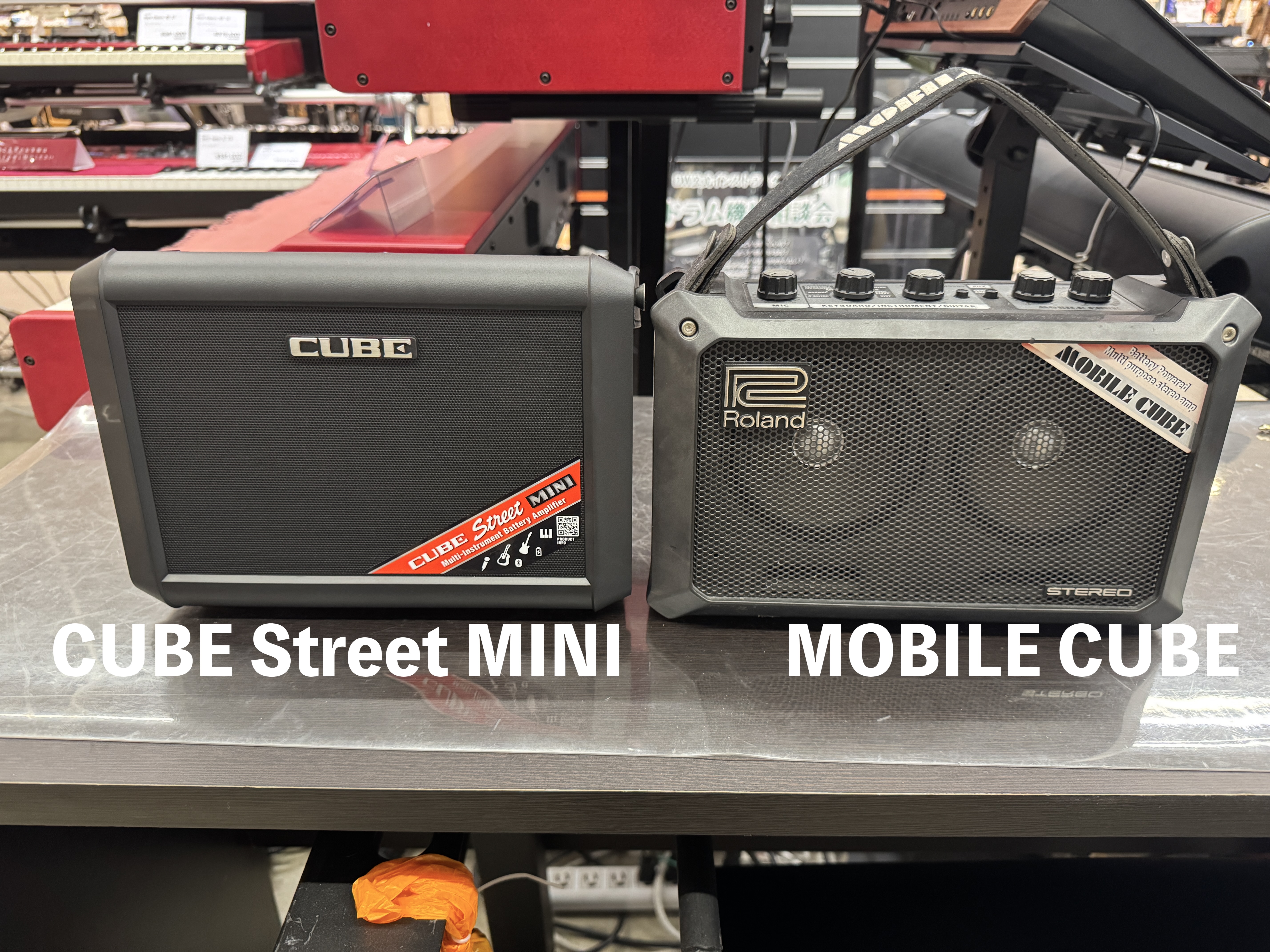 Roland CUBE STreet MINI 実機展示開始！お手軽かつ高音質・バッテリー