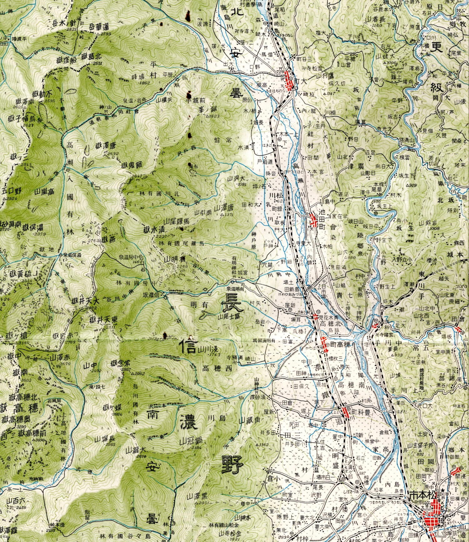 第55回】池田町 大糸線から外れた「大北第二の都会」｜地図から信州が