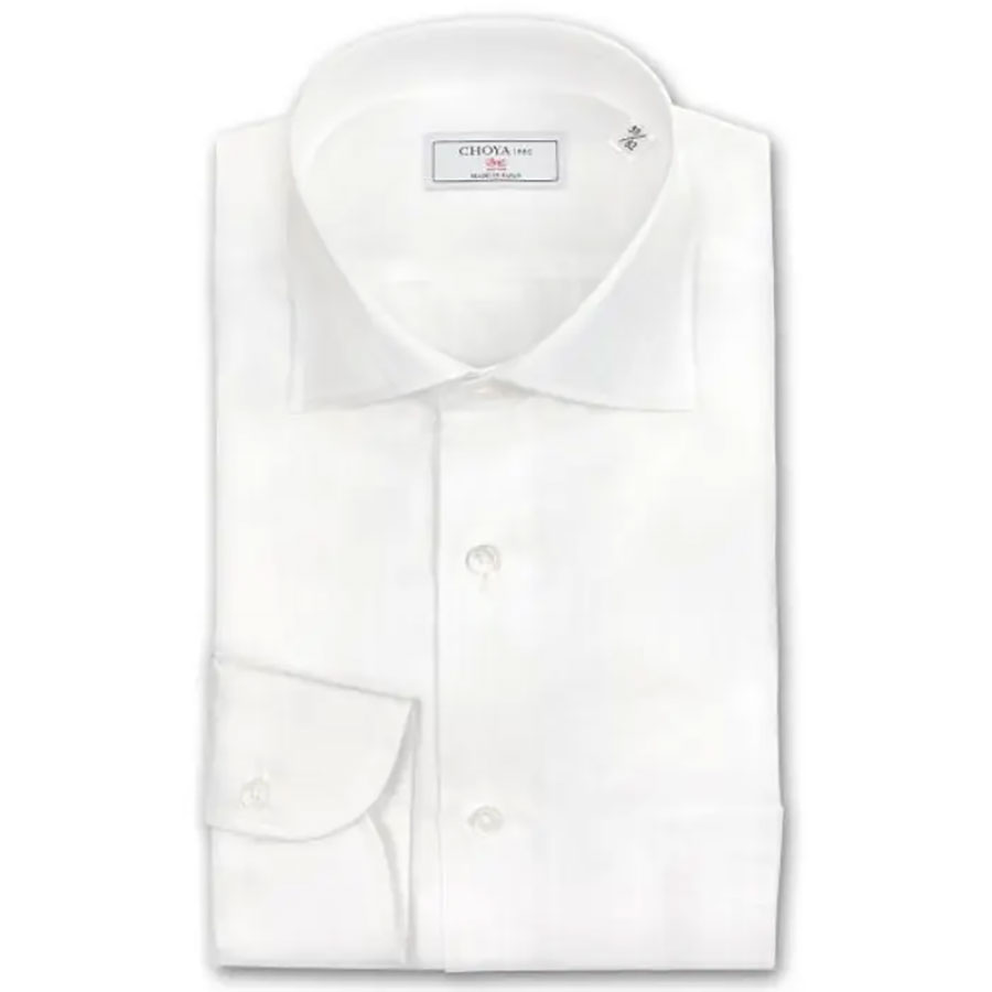 ワイシャツ ホワイト ドビー CHOYA1886｜CHOYA SHIRT（チョーヤシャツ