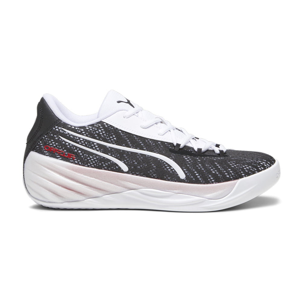 Shop White Mens Puma All Pro Nitro Lace Up Basketball Shoes