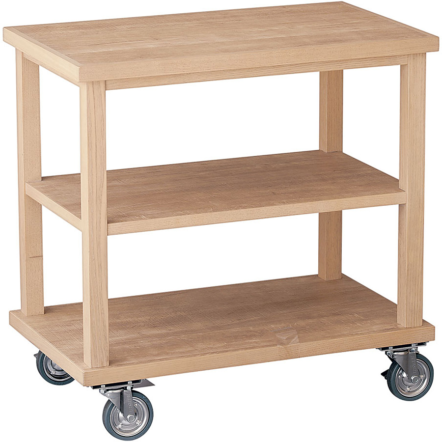 遠藤商事 木製 サービスワゴン ナチュラル - 調理器具のSHOKUBI