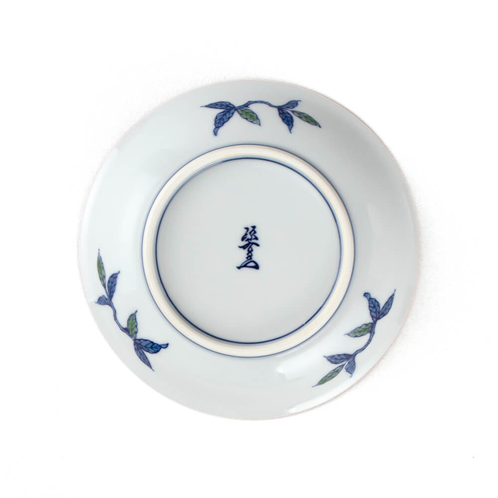 染錦柘榴絵 銘々皿（丸型） ｜ 有田焼の源右衛門窯公式オンラインショップ