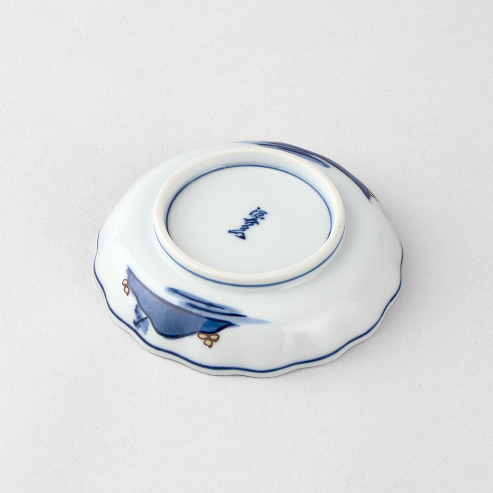 染錦山水絵 小皿 ｜ 有田焼の源右衛門窯公式オンラインショップ