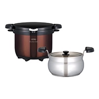 公式通販】真空保温調理器シャトルシェフ KBG-3000 クリアステンレス