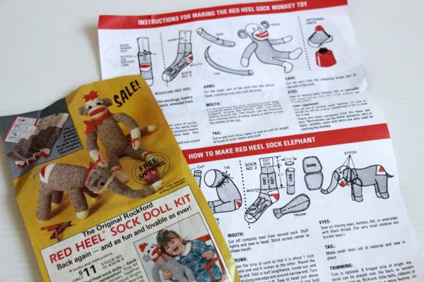 ハンドメイド ソックモンキー & ソックエレファント ぬいぐるみ 製作