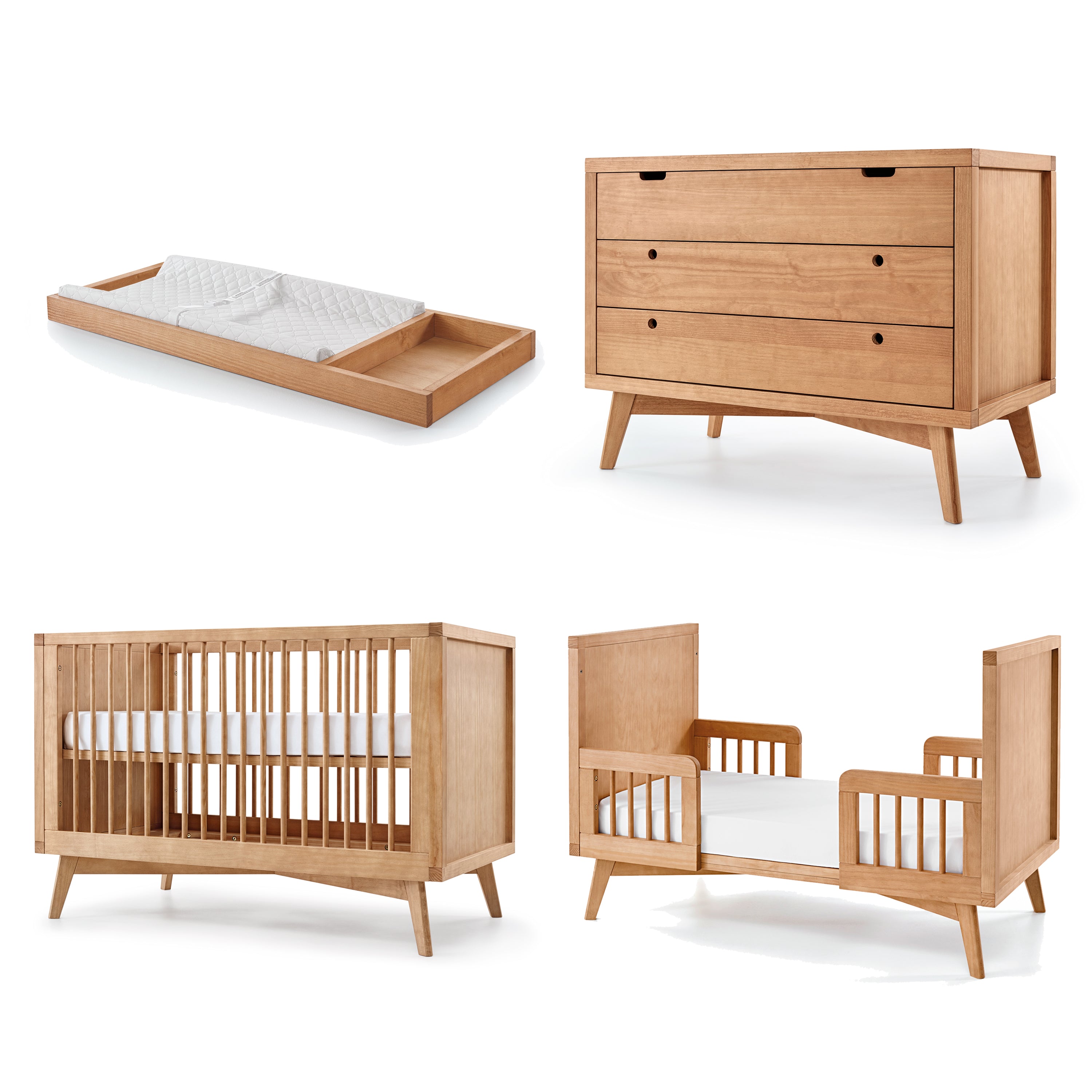 Mid-Century Retro Nursery Set | Modern Nursery Furniture – Simply