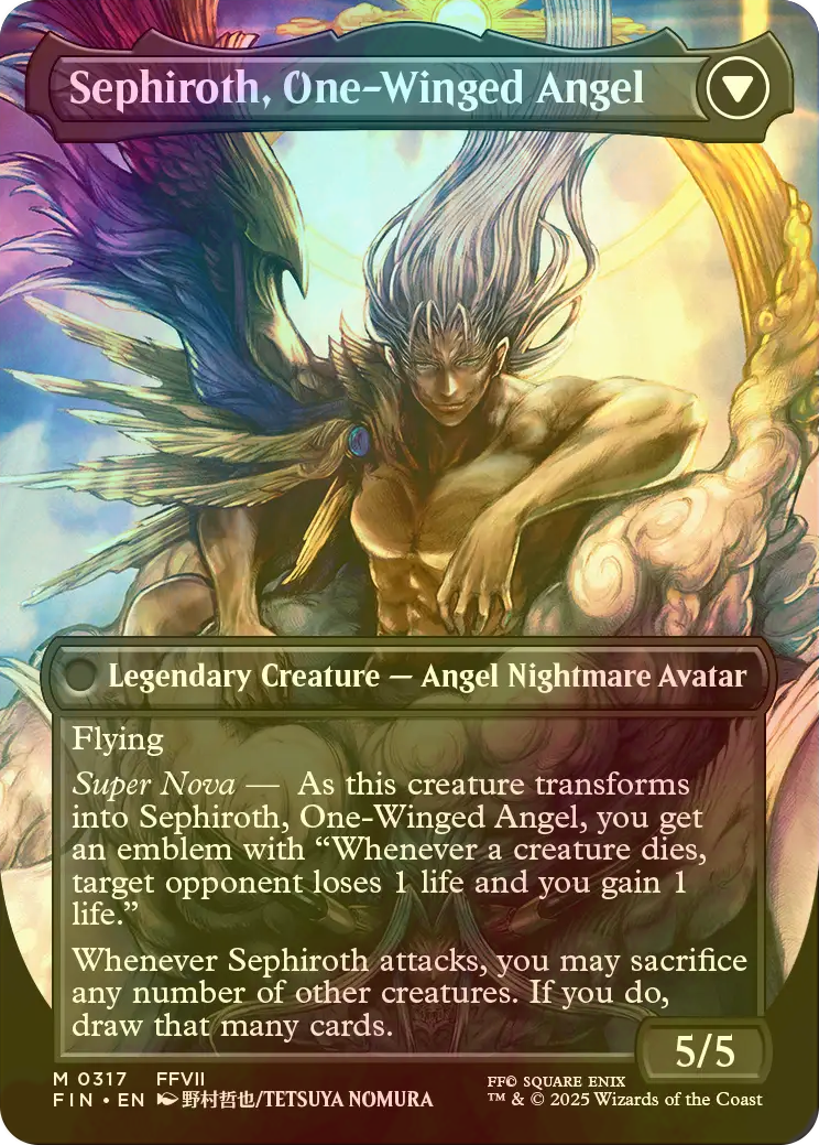 FOIL] 威名のソルジャー、セフィロス/Sephiroth, Fabled SOLDIER No