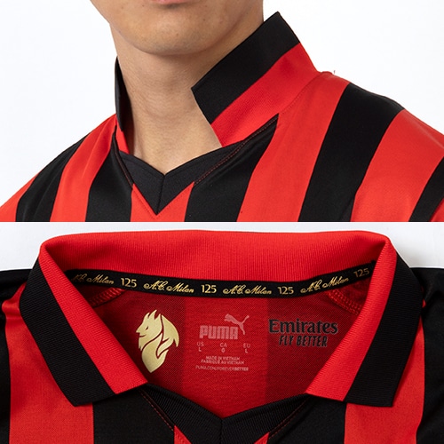 ACミラン 125周年記念 オーセンティック レトロ長袖ユニフォーム