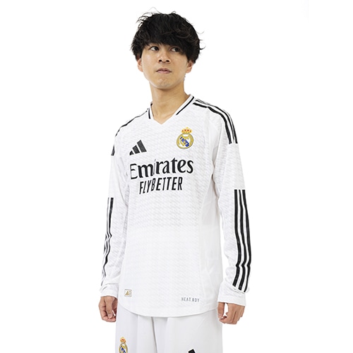 24-25 レアル・マドリード HOME オーセンティック長袖ユニフォーム