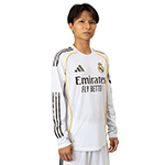 25-26 レアル・マドリード HOME オーセンティック長袖ユニフォームの