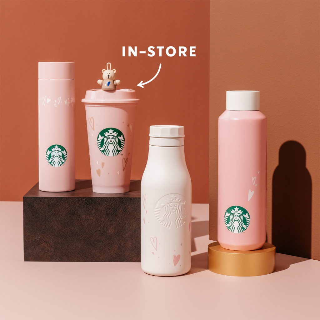 スタバ“バレンタイン2024”グッズ販売スタート、チョコレート・ハート