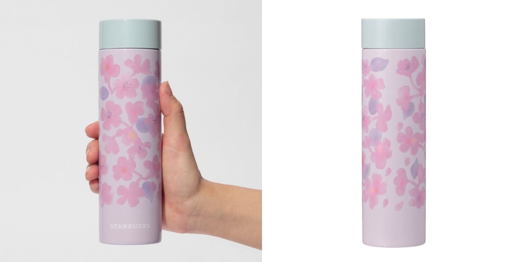 スタバ、2025桜グッズ第2弾「夕桜」「夜桜」モチーフのボトルや