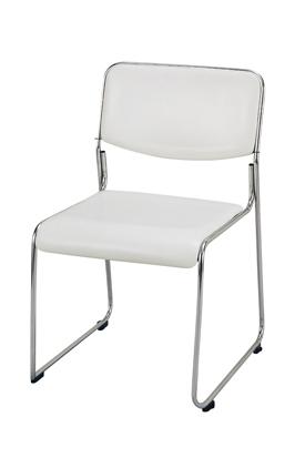 スタッキングチェア 白｜山王スペース＆レンタル