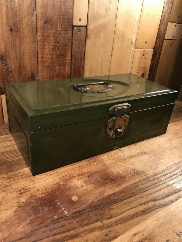Union Utility Chest Army Green Metal Tool Box ユニオン