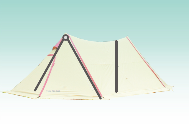 ツインピルツフォーク用 二又フレーム / ogawa ONLINE STORE