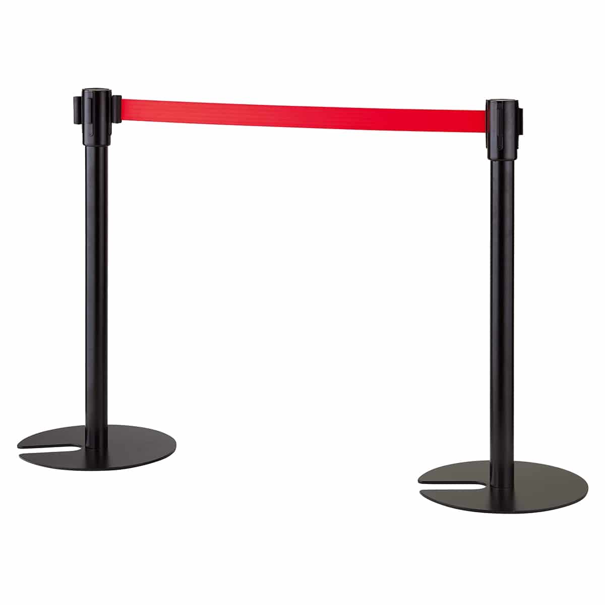 ベルトパーテーション スタッキングタイプ ブラック〔ストエキ