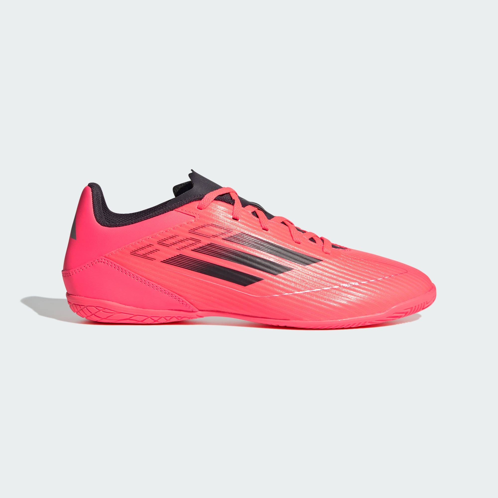 adidas F50 Club Indoor Soccer Shoes | Turbo-Aurora Black-Platinum