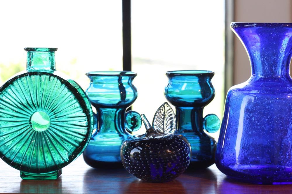 Riihimaen Lasi/リーヒマエン・ラシ/Aurinko Pullo/アウリンコ/グリーン