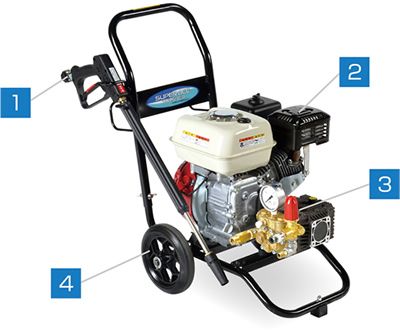 SEC-1315-2N1 | コンパクト&カート型 | 高圧洗浄機 | 製品情報 | 高圧