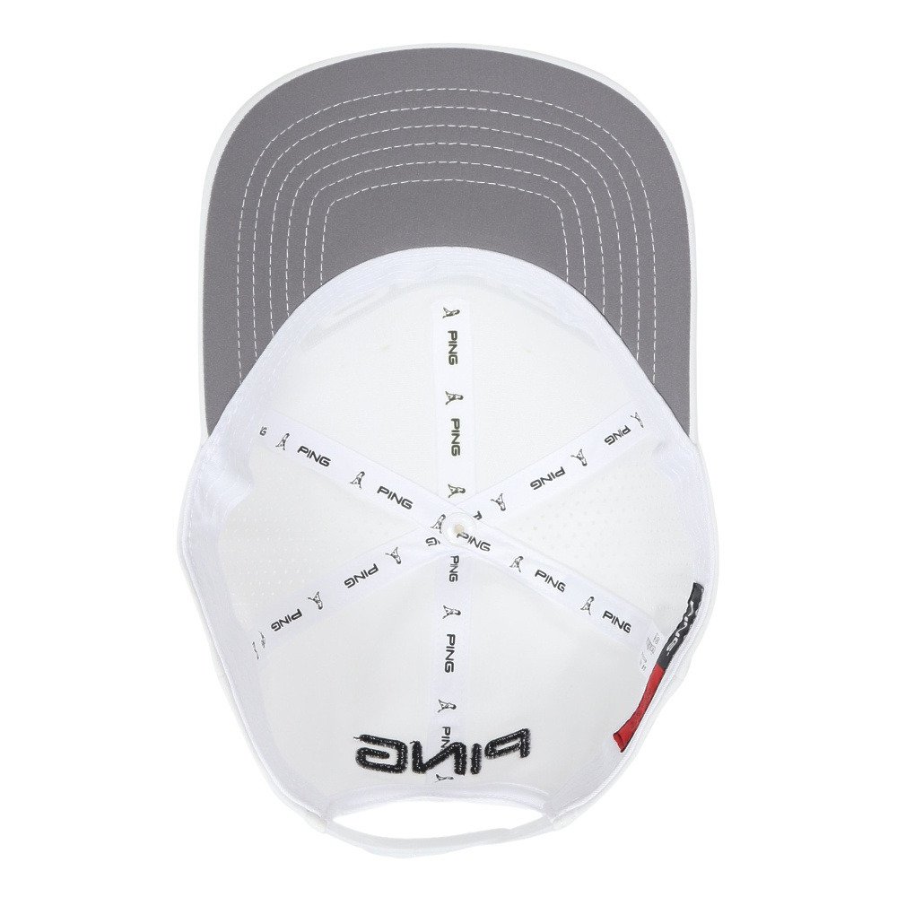 ピン（PING）（メンズ）ゴルフ 撥水 ツアーキャップ HW-T2501 WH 38205