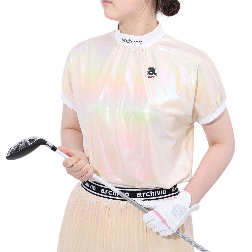 アルチビオ（archivio）（レディース）ゴルフウェア 半袖モックネック