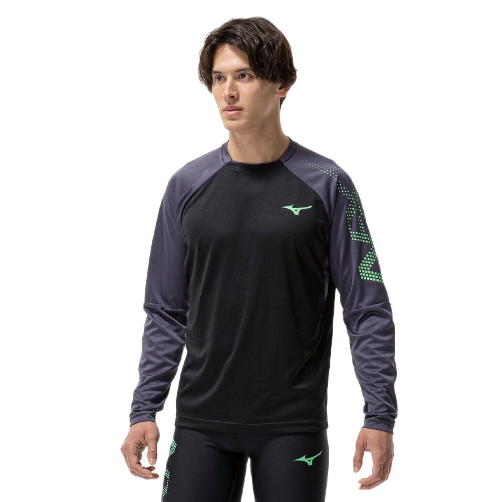 ミズノ（MIZUNO）（メンズ、レディース）陸上ウェア シャツ N-XTロング
