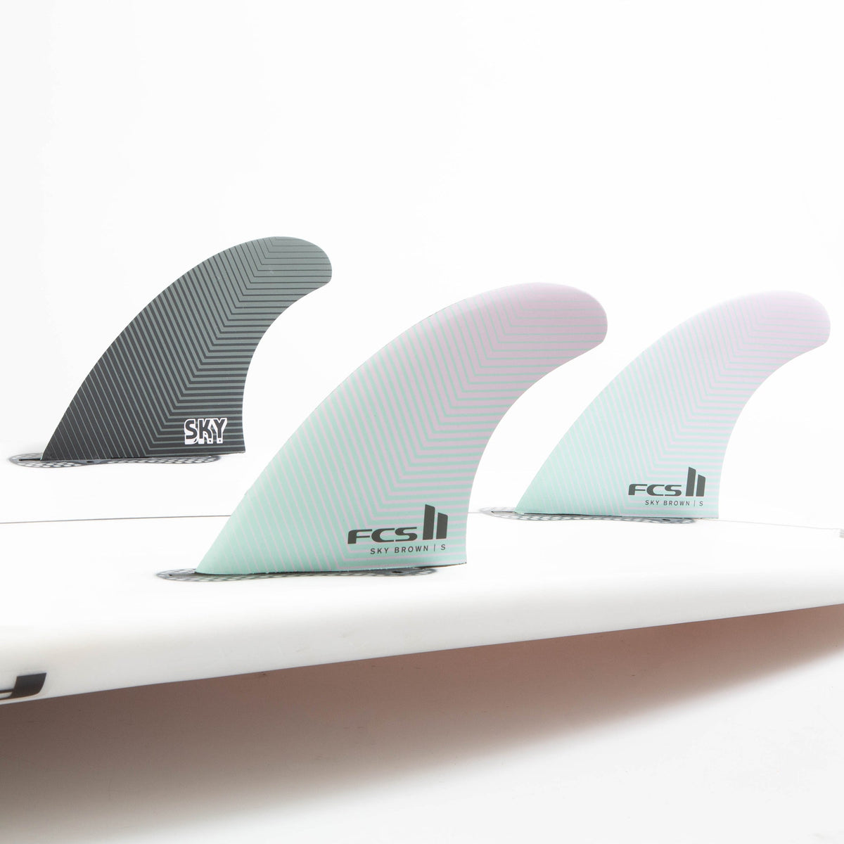 FCS II SKY BROWN TRI FIN SET - FCS JAPAN