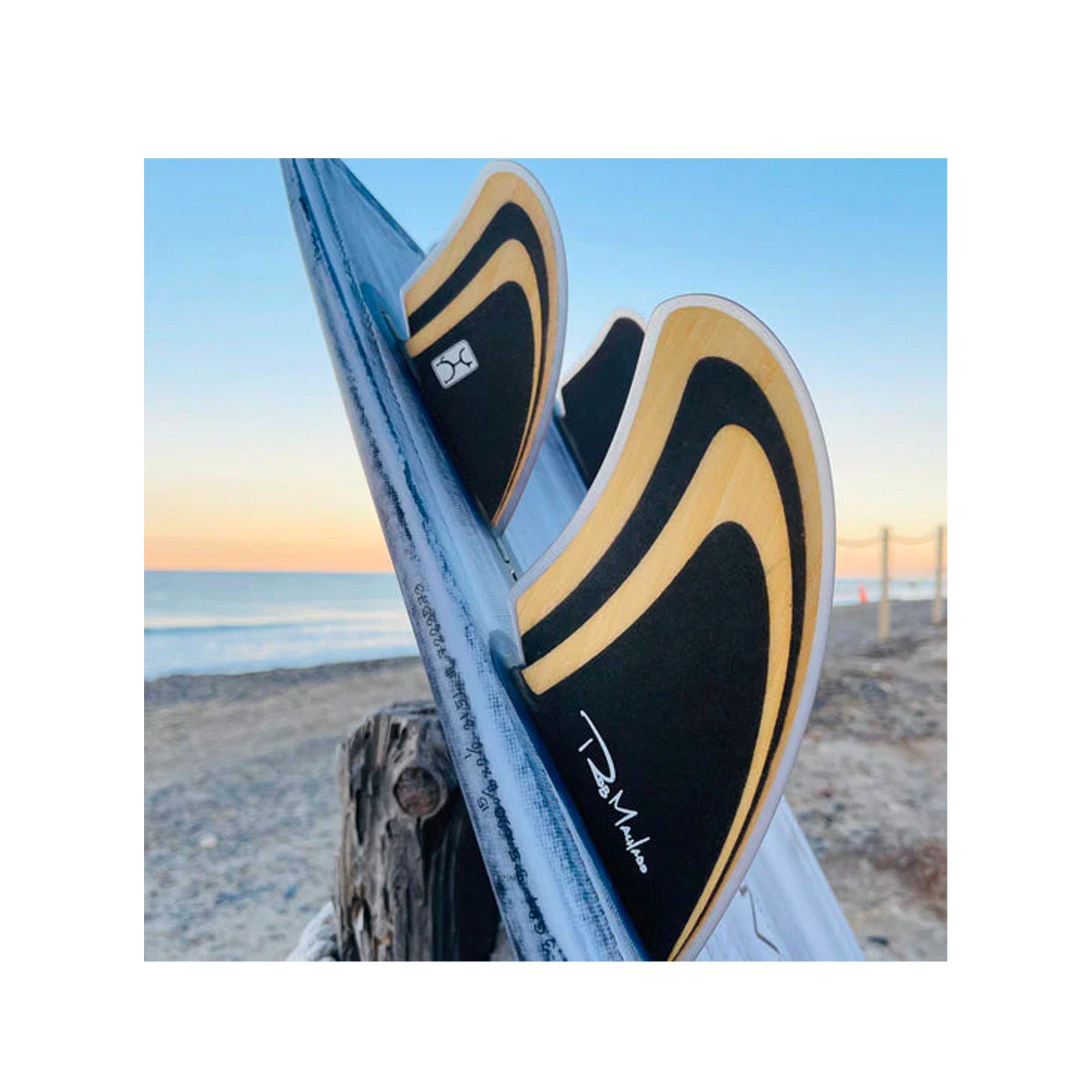 Firewire Machado Seaside Futures Quad Surfboard Fins - Bamboo