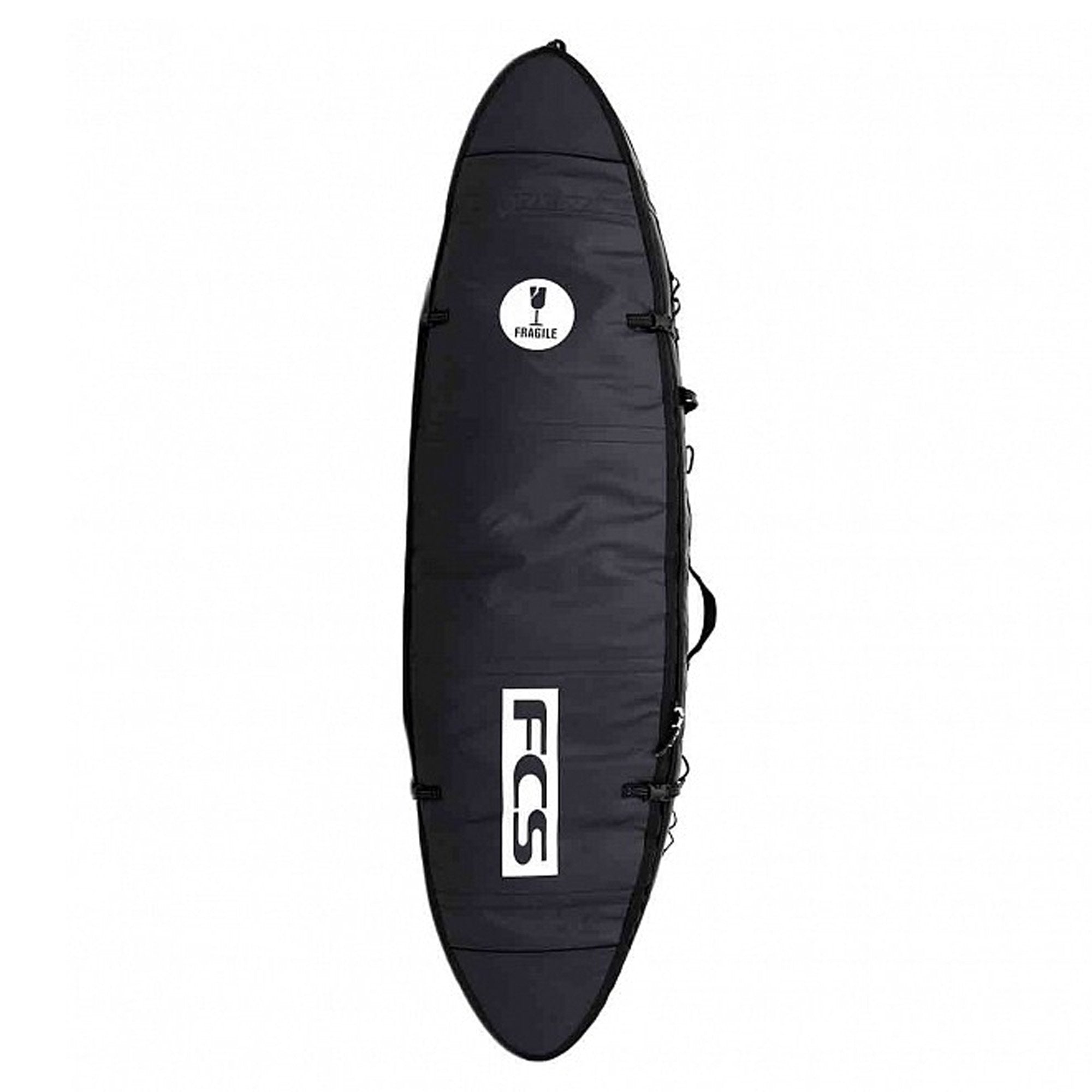 FCS Travel 2 Funboard Surfboard Bag - Black - Surf Station Store
