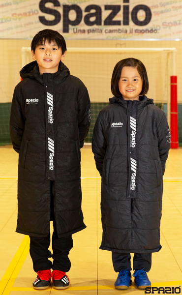 ジュニア裏ボアフリースベンチコート