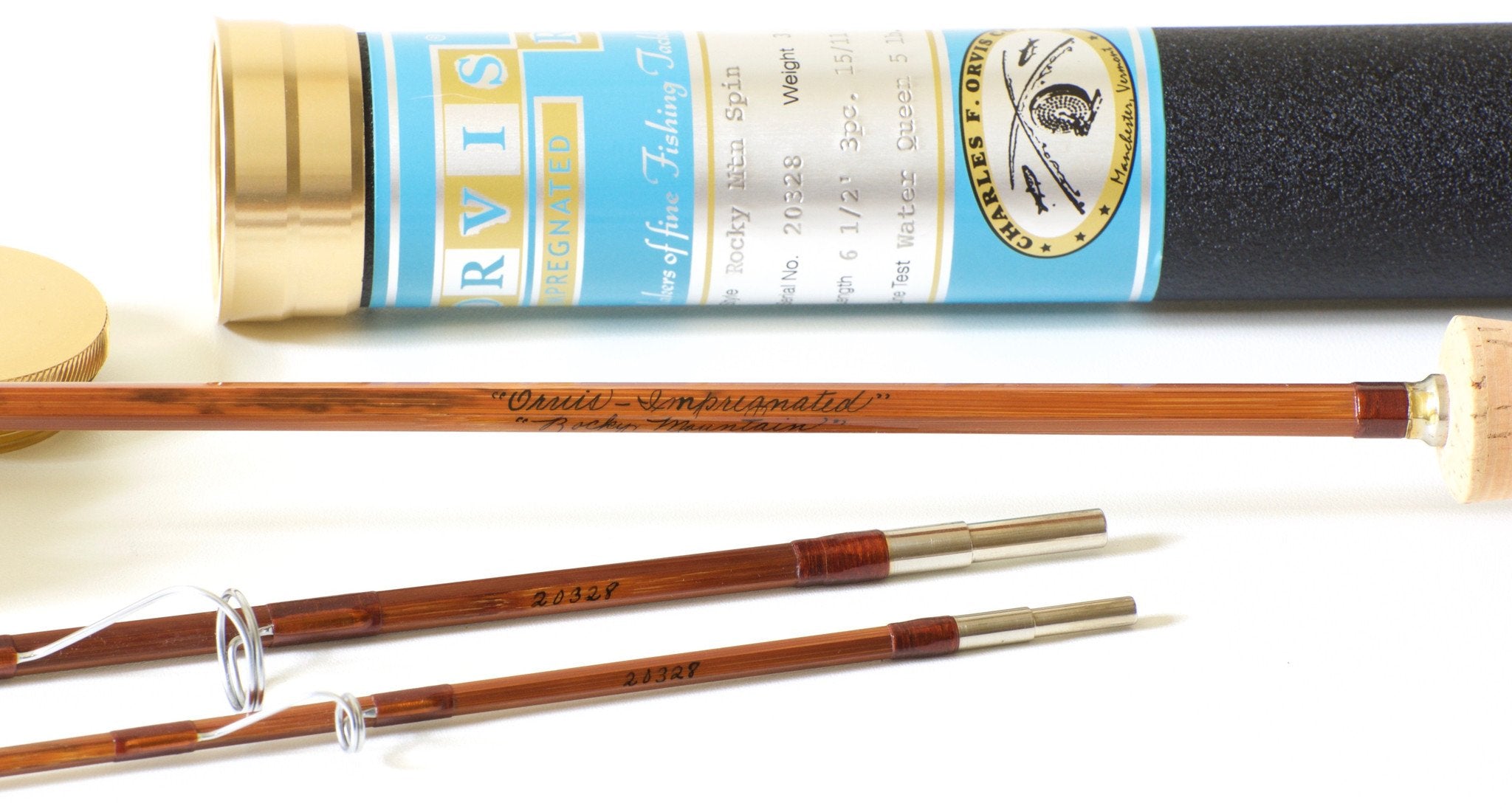 Orvis Rocky Mountain 6'6 Spinning Bamboo Rod - Spinoza Rod Company