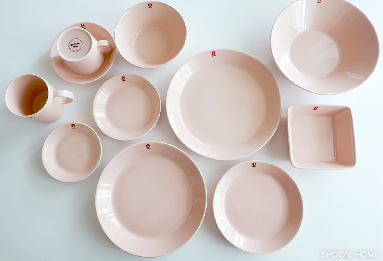 イッタラ・ティーマの「パウダー」食器使用写真とサイズ感をブログ