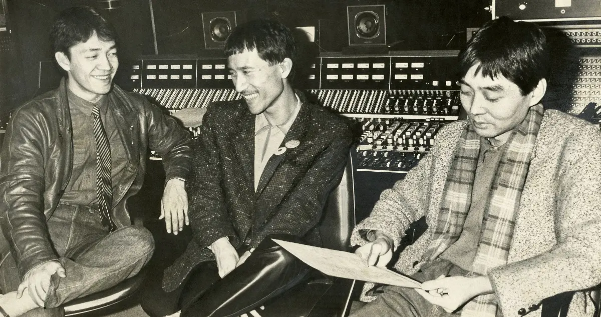 1979年ワールドツアーを行っていた頃のYMO（左から）坂本龍一さん