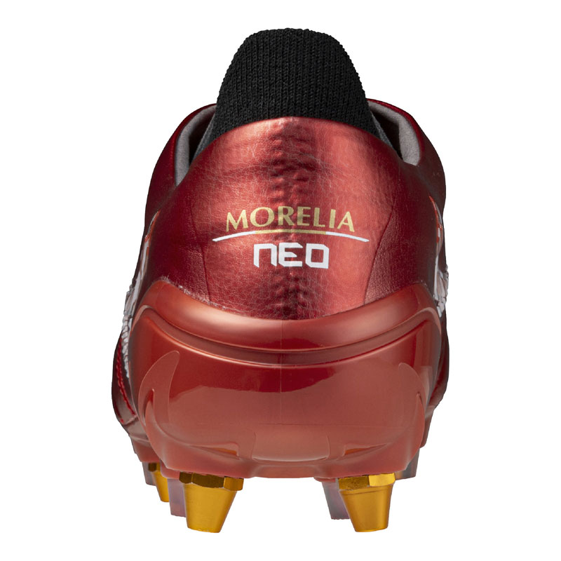 ミズノ サッカースパイク モレリア NEO 4 JAPAN MIX ルビーレッド 取替