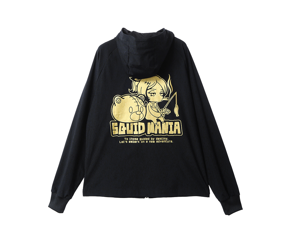 ワンランク上の大人のZIP UPパーカー『着ぐるみ女の子』 - エギング