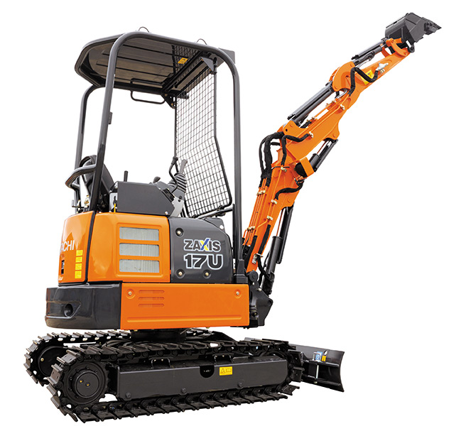 解体バックホー ツーピースブーム（ZX17U-5A） | エスアールエス株式