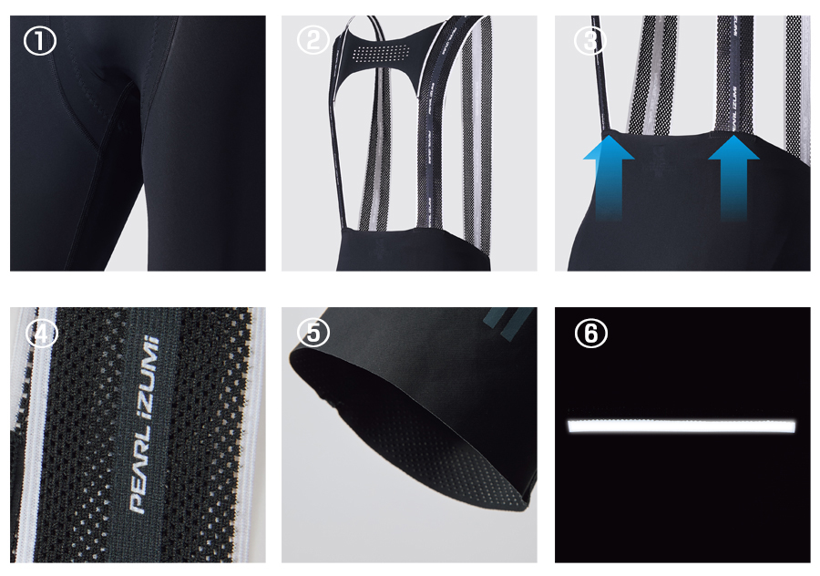 PEARL IZUMI（パールイズミ）T283-3DF3 プレミアム サミット ビブ