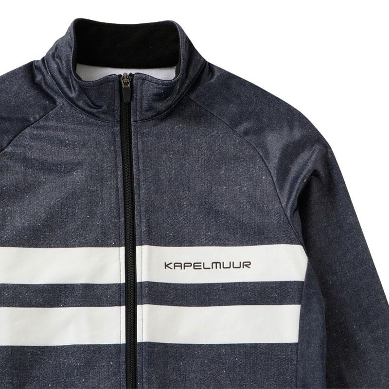 KAPELMUUR（カペルミュール）裏起毛ジャケット デニムプリント 送料無料