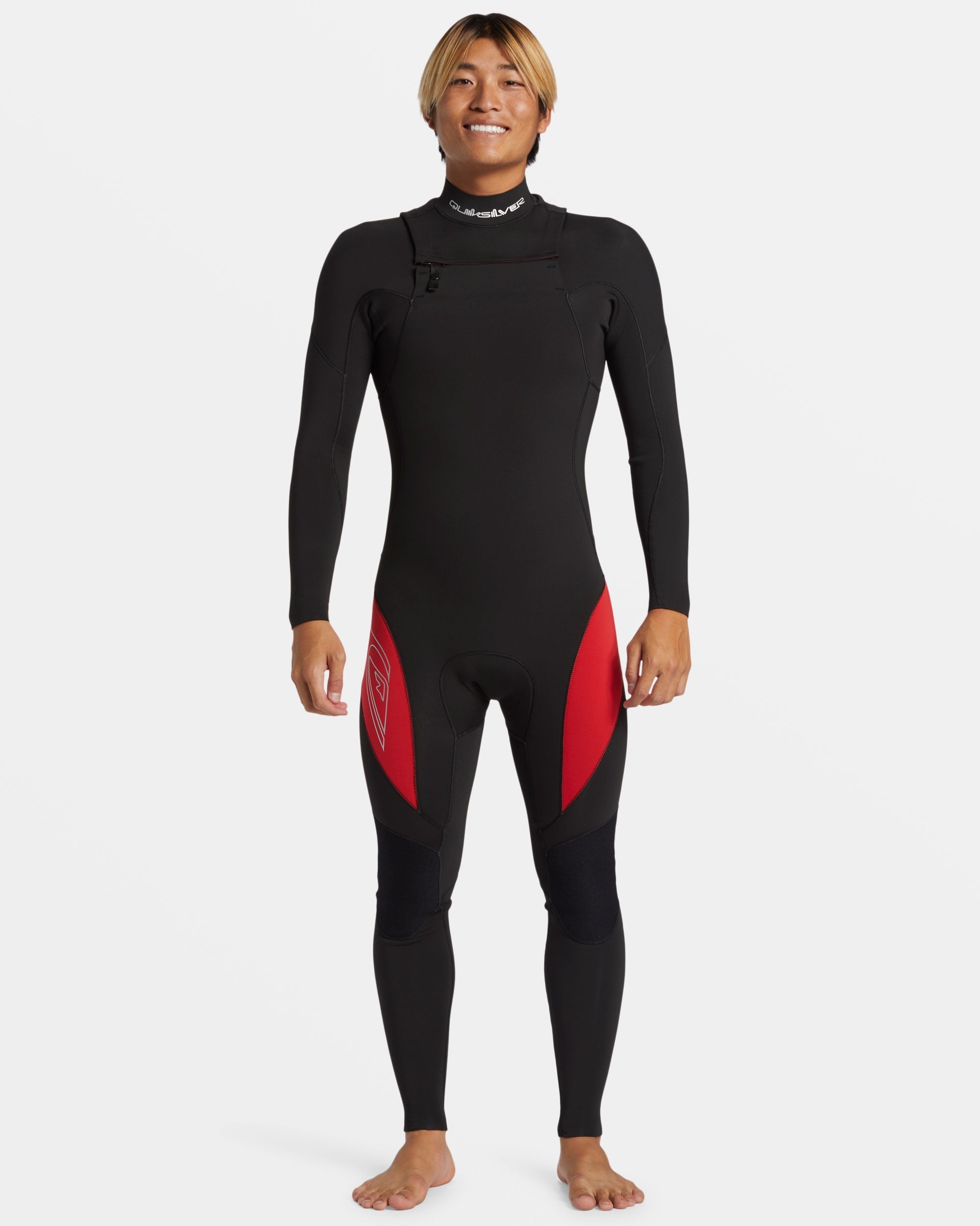3/2mm Mercury Chest Zip GBS Wetsuit - High Risk Red | Quiksilver