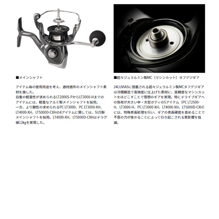 ダイワ ルビアス LT2000S-P 24年モデル スピニングリール - 釣具の