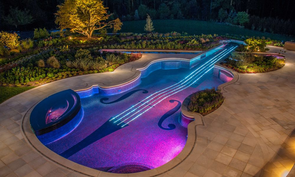 Ciprianos Violin Pool Takes Social Media By Storm - PoolMagazine