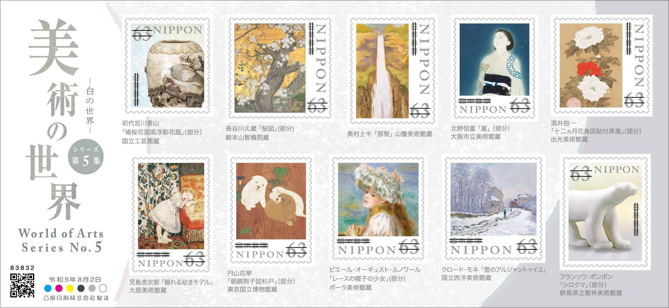 美術の世界シリーズ 第5集 | 日本郵便株式会社