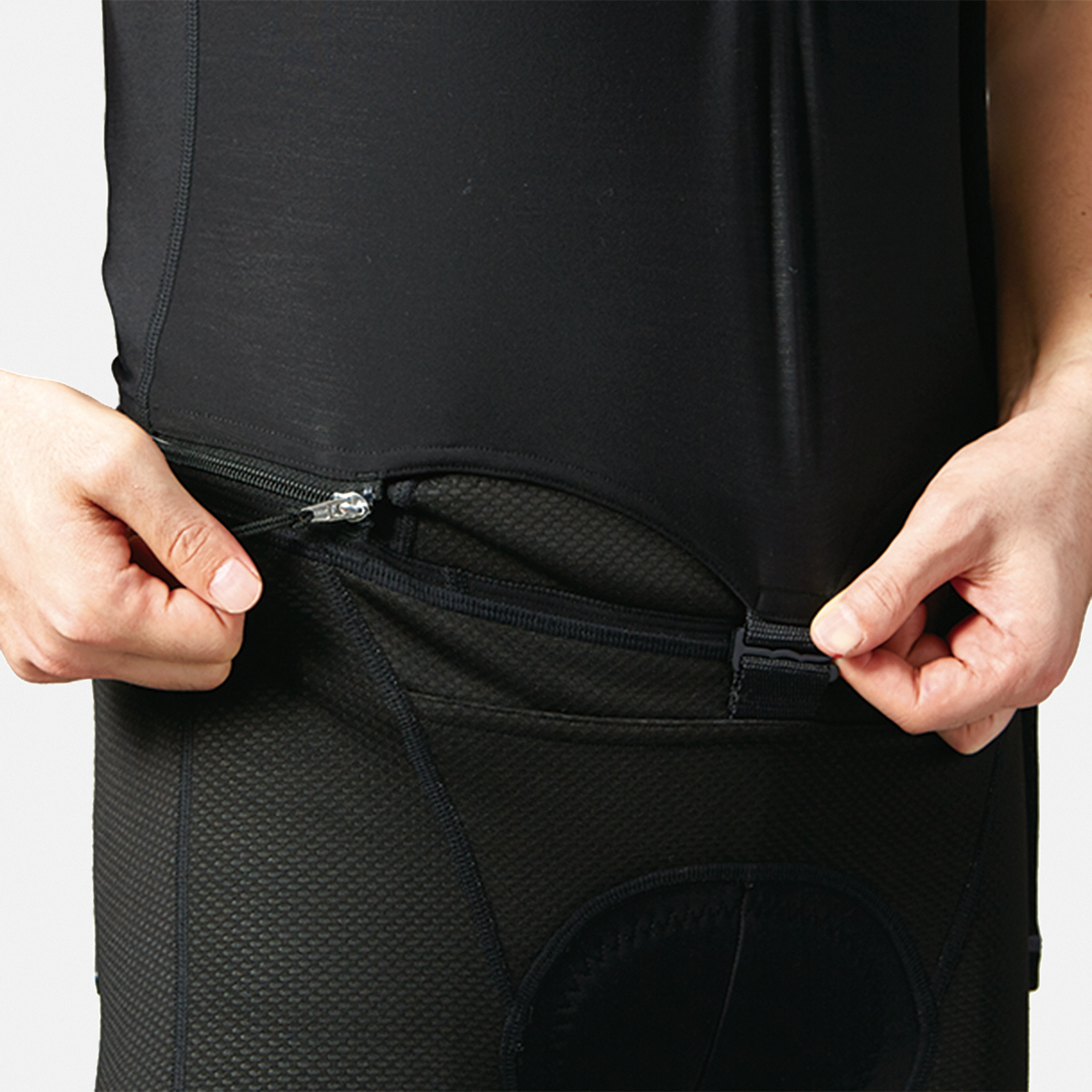 T6500-3DX：ウィンドブレーク クイック ビブ タイツ | パールイズミ