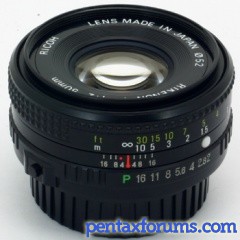 Rikoh Rikenon P 50mm F2 Lens Reviews - Ricoh Lenses - Pentax Lens