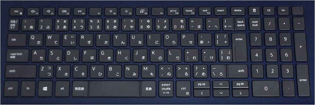 Inspiron 15（7501）などで採用のキーボード・パーツ