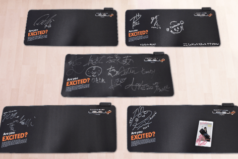 LEVEL∞Twitter1万人突破記念！豪華有名人のサイン入りマウスパッド