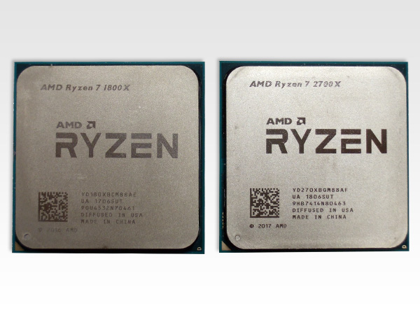Ryzen 7 2700X など第2世代 Ryzen ベンチマーク比較レビュー