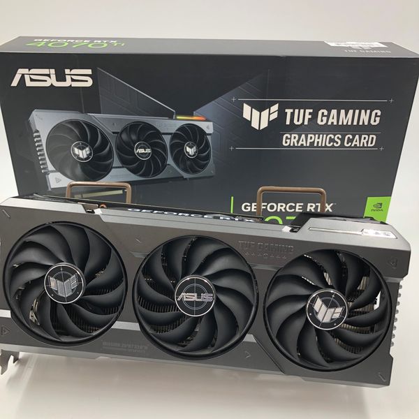 ASUS 〔中古〕GeForce RTX 4070Ti TUF-RTX4070TI-O12G-GAMING（中古