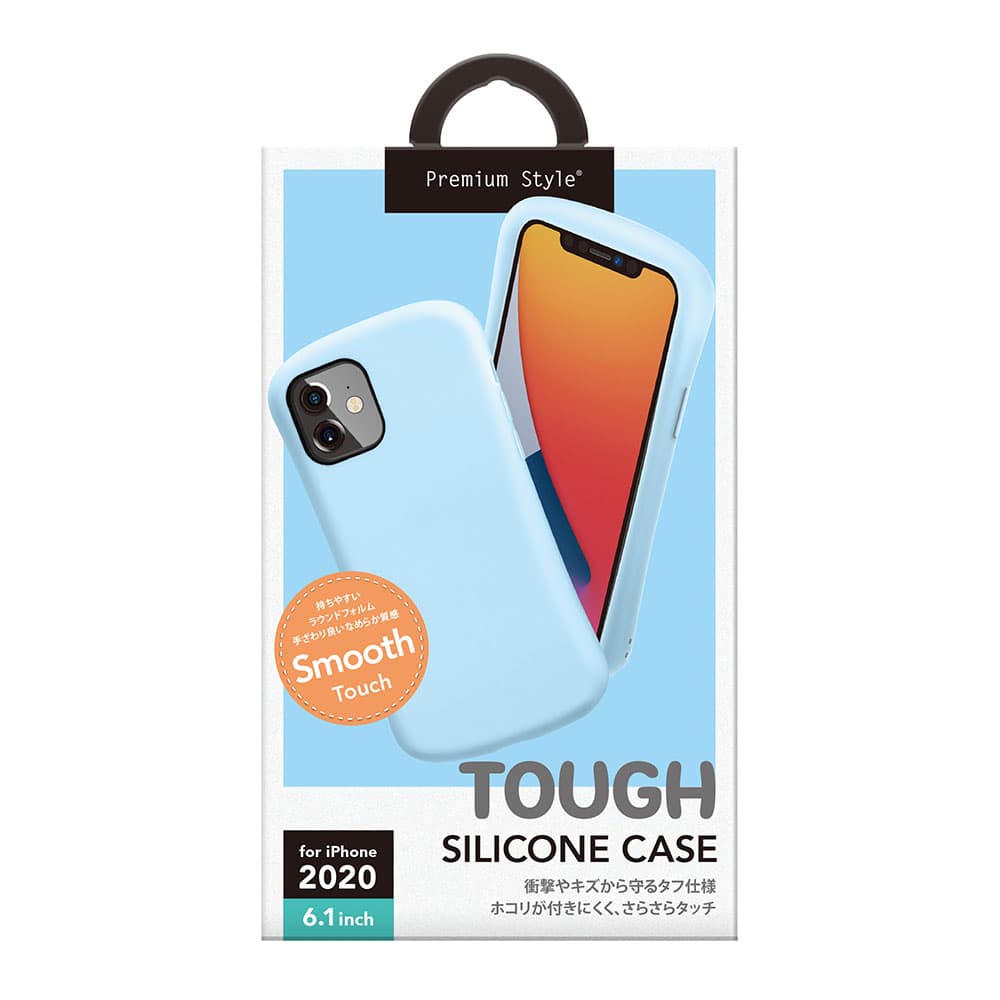 iPhone 12 /12 Pro用 シリコンタフケース スカイブルー｜株式会社PGA