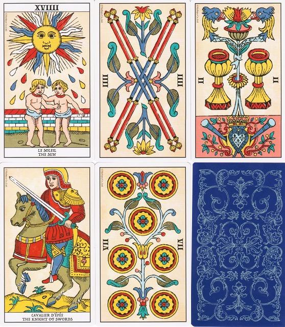 マルセイユタロット（78枚）初心者セット、レギュラーサイズ1